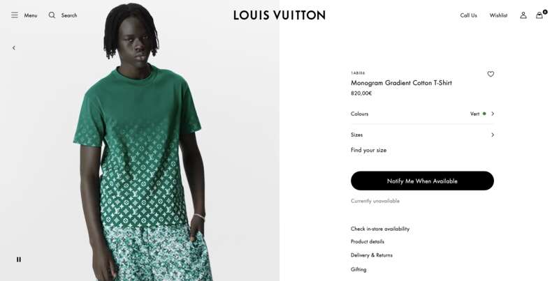 FUTBOLKA LOUIS VUITTON